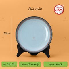 Bộ Bàn Ăn 4 Người (10 món) Men Biển Xanh Kim Sa