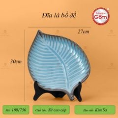 Bộ Bàn Ăn 10 Người (23 món) Men Biển Xanh Kim Sa