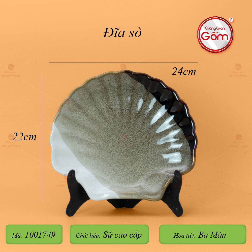 Đĩa Sò Ba Màu