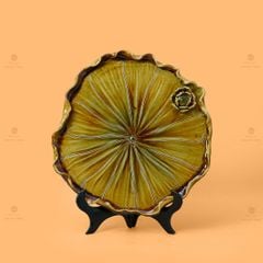 Khay Trà Sen Men Hoàng Thổ