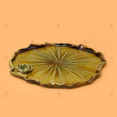 Khay Trà Sen Men Hoàng Thổ