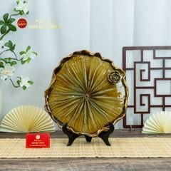 Khay Trà Sen Men Hoàng Thổ