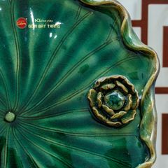 Khay Trà Sen Xanh Ngọc Lục Bảo