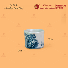 Bộ Ấm Tích Men Rạn Sơn Thuỷ