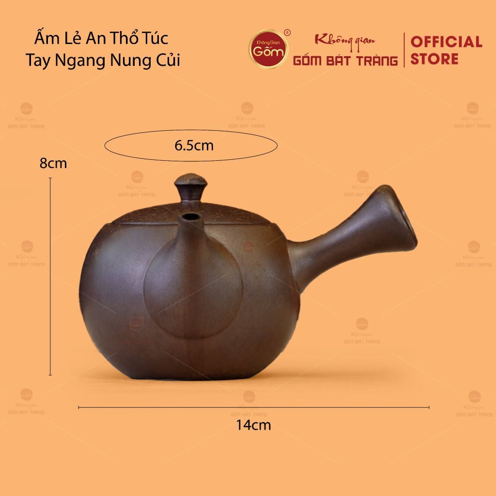 Ấm Lẻ An Thổ Túc Tay Ngang Nung Củi