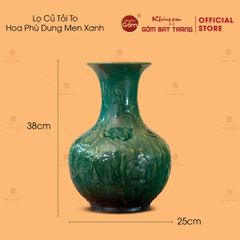 Lọ Củ Tỏi Hoa Sen, Hoa Phù Dung