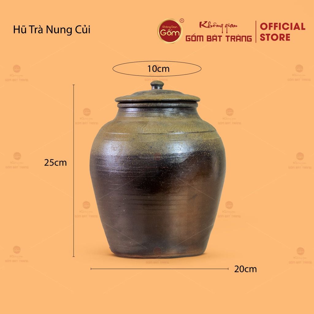 Hũ Trà Nung Củi