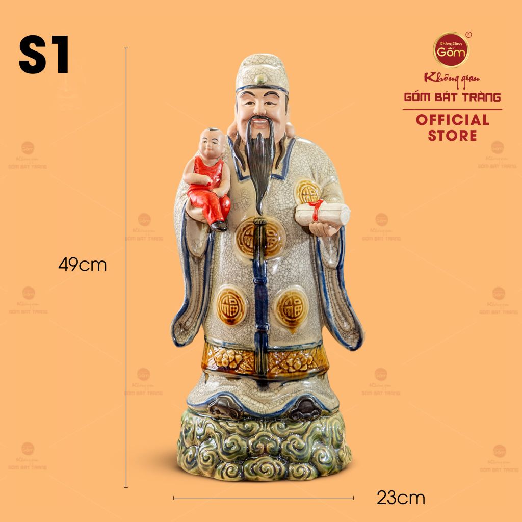 Tượng Tam Đa Phúc Lộc Thọ (Bộ)