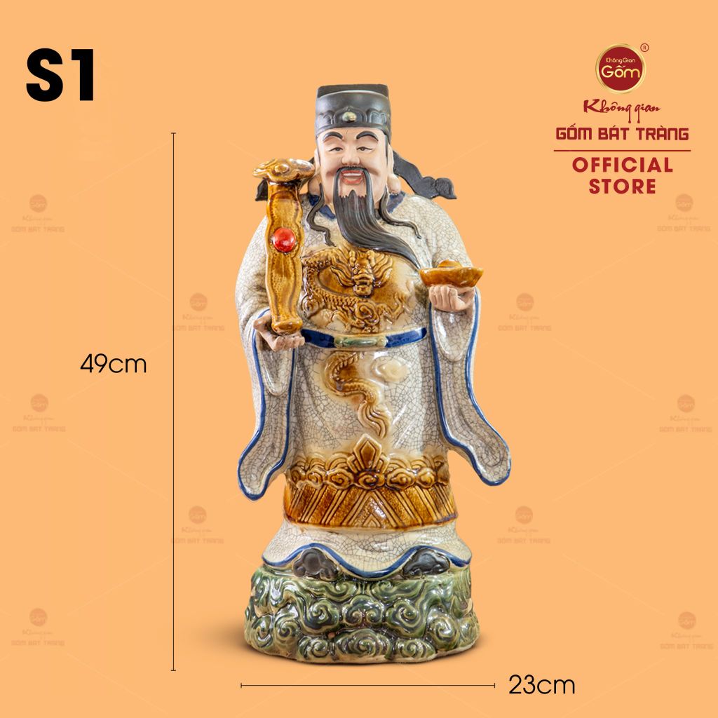Tượng Tam Đa Phúc Lộc Thọ (Bộ)