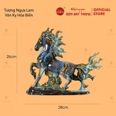 Tượng Ngựa Lam Vân Kỵ Hỏa Biến