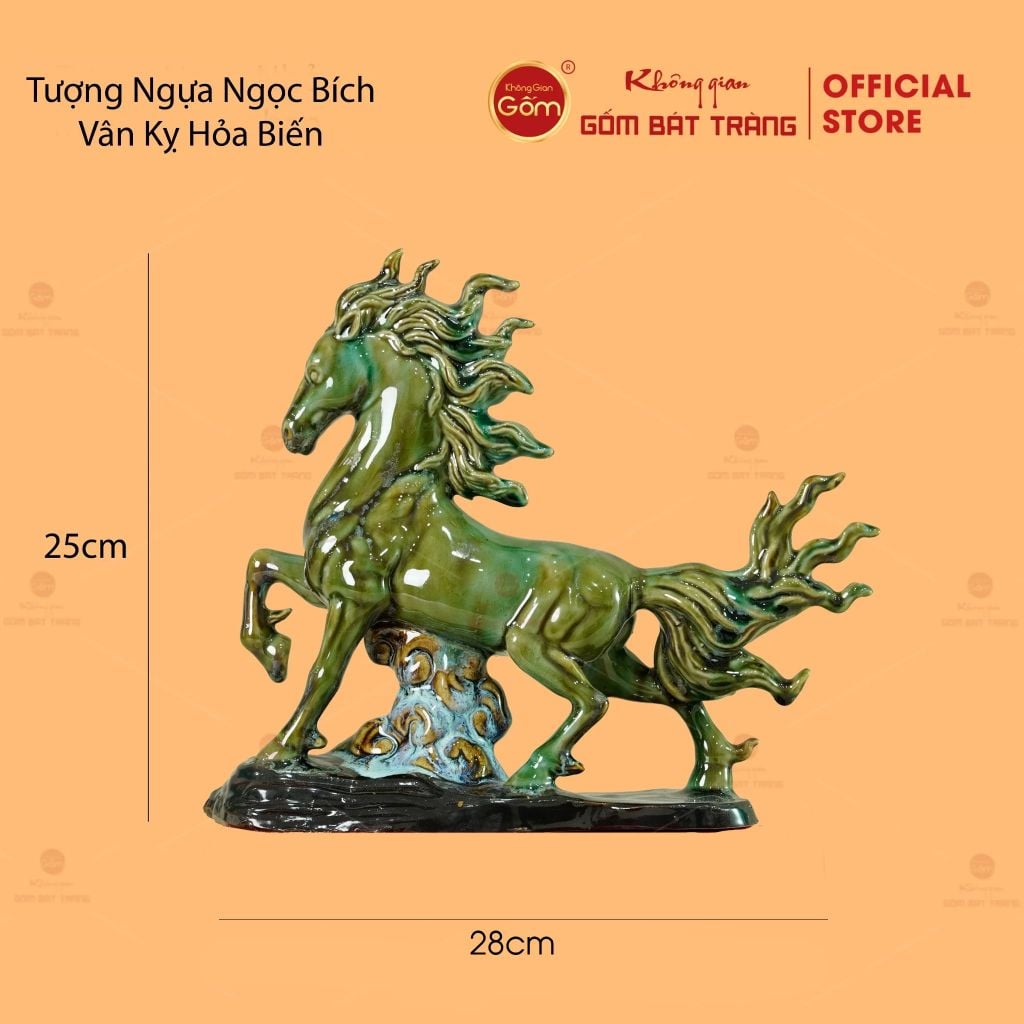 Tượng Ngựa Lam Vân Kỵ Hỏa Biến