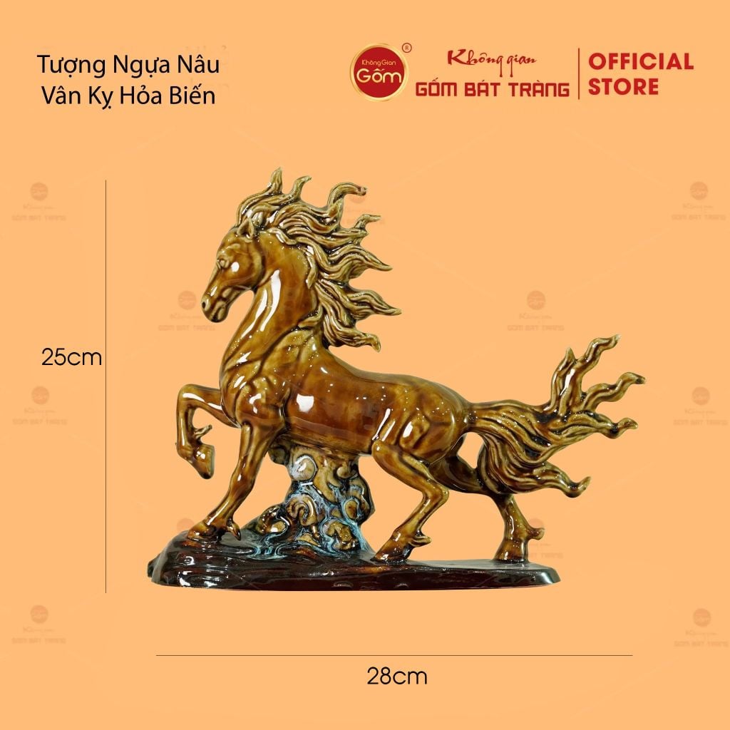 Tượng Ngựa Lam Vân Kỵ Hỏa Biến