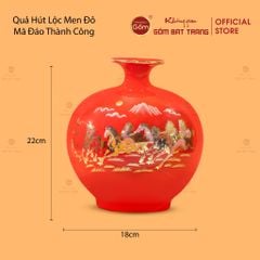 Quả Hút Lộc Men Màu Mã Đáo Thành Công Màu Vẽ Vàng