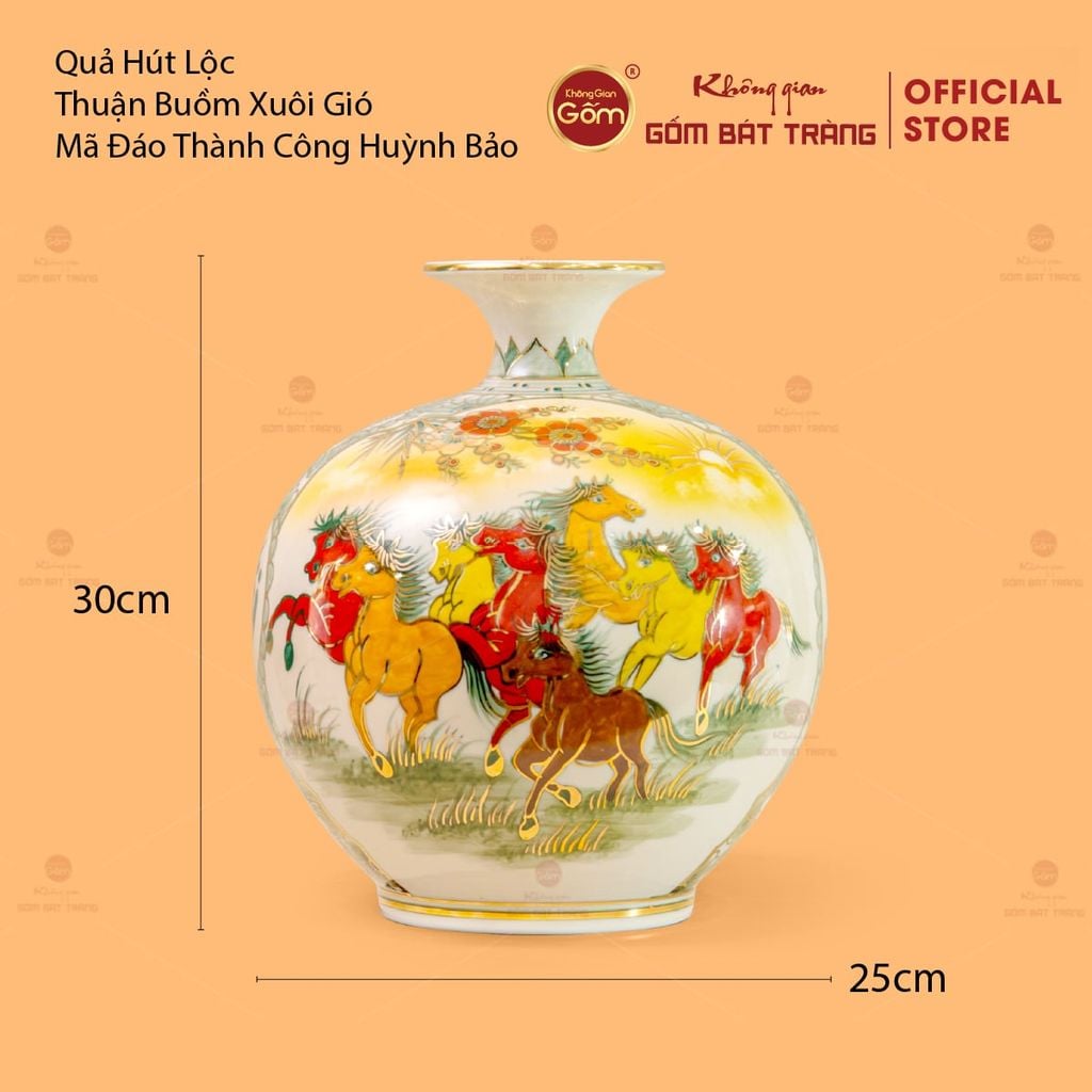 Quả Hút Lộc Thuận Buồm Xuôi Gió Mã Đáo Thành Công Huỳnh Bảo Vẽ Vàng