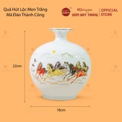 Quả Hút Lộc Men Màu Mã Đáo Thành Công Màu Vẽ Vàng