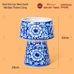 Lọ Hoa Dáng Nấm Họa Tiết Ngàn Hoa