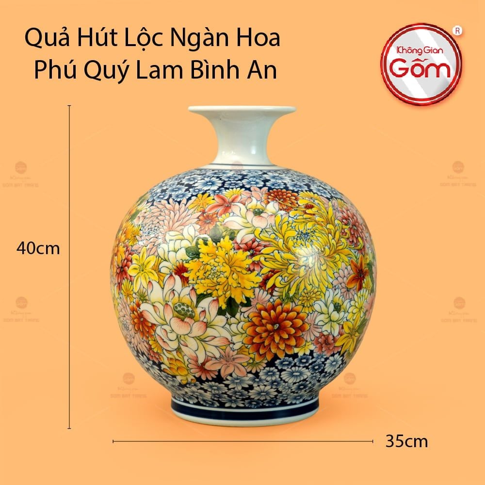 Quả Hút Lộc Ngàn Hoa Phú Quý Lam Bình An