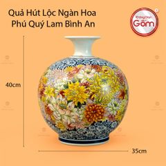Quả Hút Lộc Ngàn Hoa Phú Quý Lam Bình An