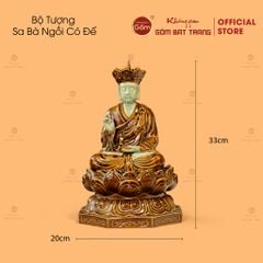 Bộ Tượng Sa Bà Ngồi Có Đế