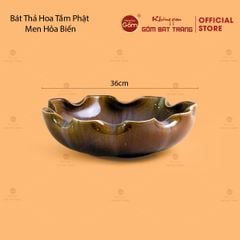 Bát Thả Hoa Tắm Phật Men Hỏa Biến