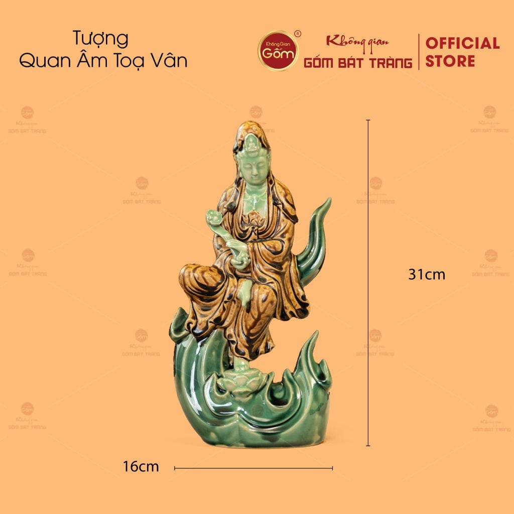 Tượng Quan Âm Toạ Vân