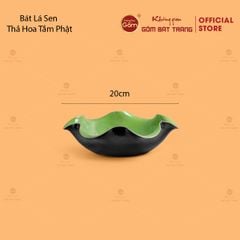 Bát Lá Sen Thả Hoa Tắm Phật