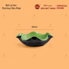 Bát Lá Sen Thả Hoa Tắm Phật