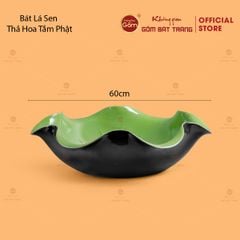 Bát Lá Sen Thả Hoa Tắm Phật