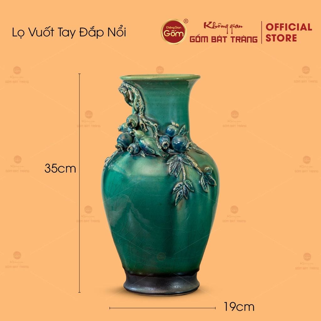 Lọ Vuốt Tay Đắp Nổi
