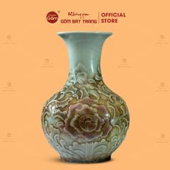 Lọ Củ Tỏi Hoa Sen, Hoa Phù Dung