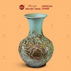 Lọ Củ Tỏi Hoa Sen, Hoa Phù Dung