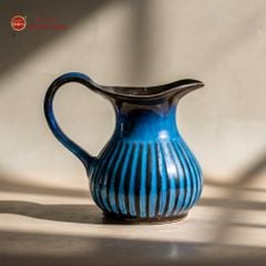 Lọ Hoa Dáng Bình Nước Men Hỏa Biến