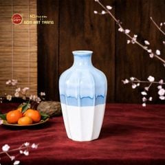 Lọ Hoa Dáng Chai Men Hỏa Biến