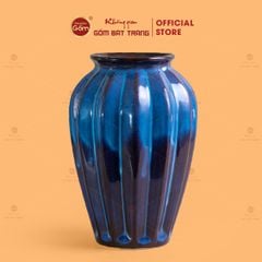 Lọ Hoa Dáng Khế Men Hỏa Biến