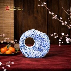 Lọ Hoa Dáng Khuyên Họa Tiết Ngàn Hoa