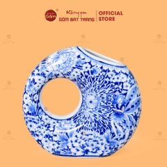 Lọ Hoa Dáng Khuyên Họa Tiết Ngàn Hoa