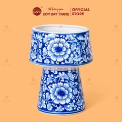 Lọ Hoa Dáng Nấm Họa Tiết Ngàn Hoa