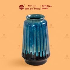 Lọ Hoa Dáng Ống Trúc Men Hỏa Biến