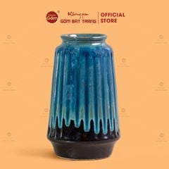 Lọ Hoa Dáng Ống Trúc Men Hỏa Biến