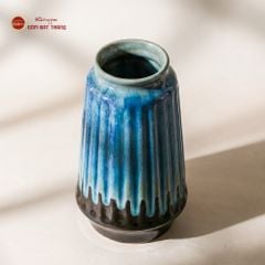 Lọ Hoa Dáng Ống Trúc Men Hỏa Biến