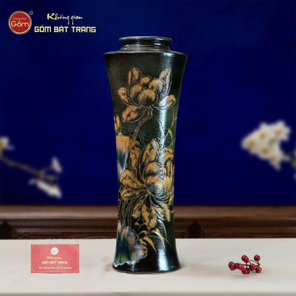 Lọ Hoa Dáng Trúc Cao
