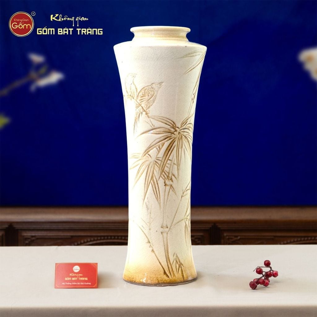 Lọ Hoa Dáng Trúc Cao