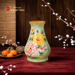 Lọ Hoa Đáy To Vẽ Hoa