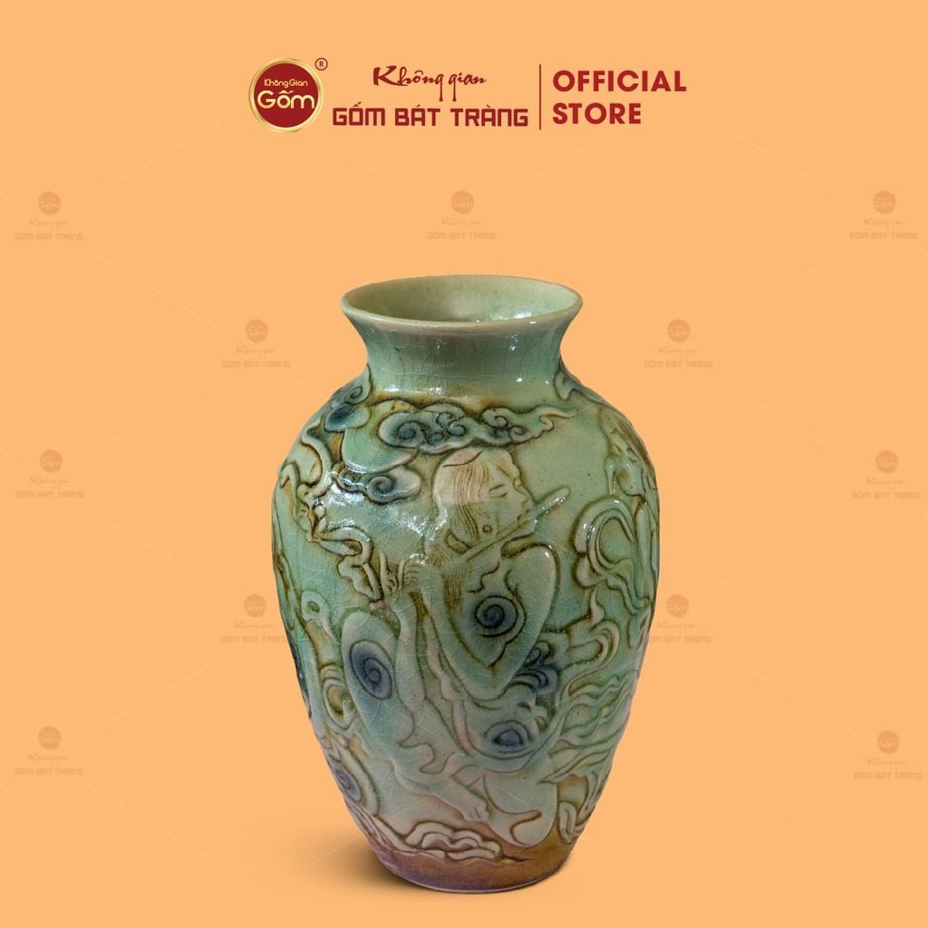 Lọ Hoa Phù Dung Cô Gái