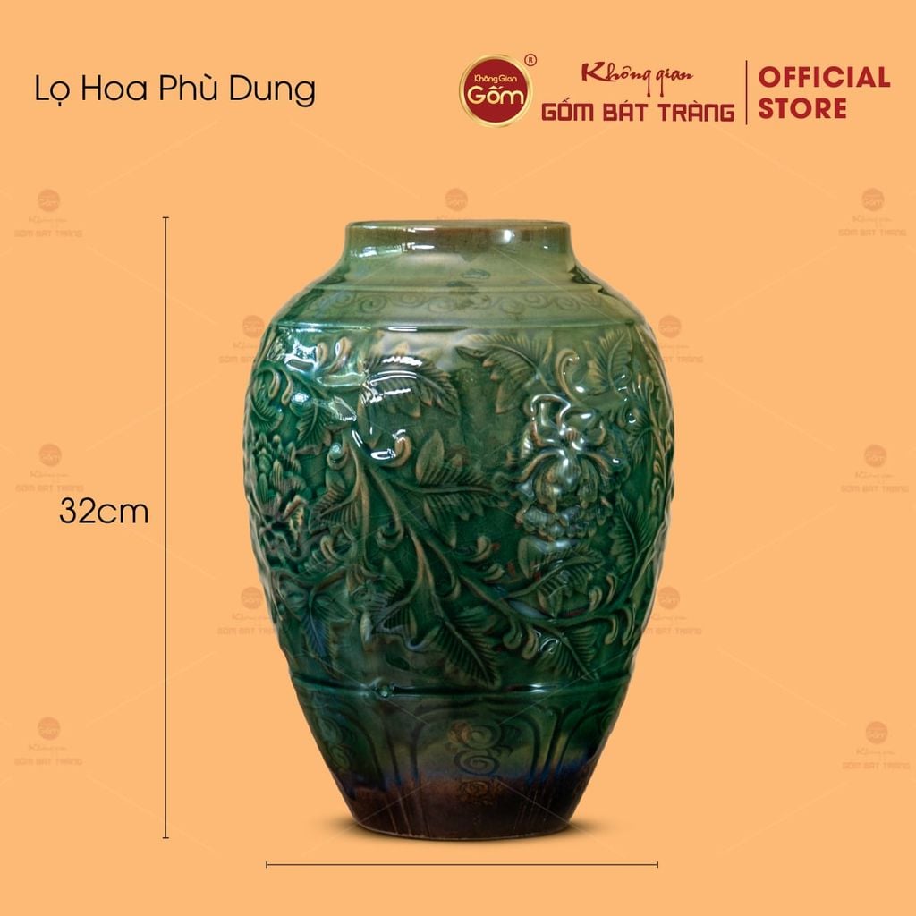 Lọ Hoa Phù Dung Cô Gái