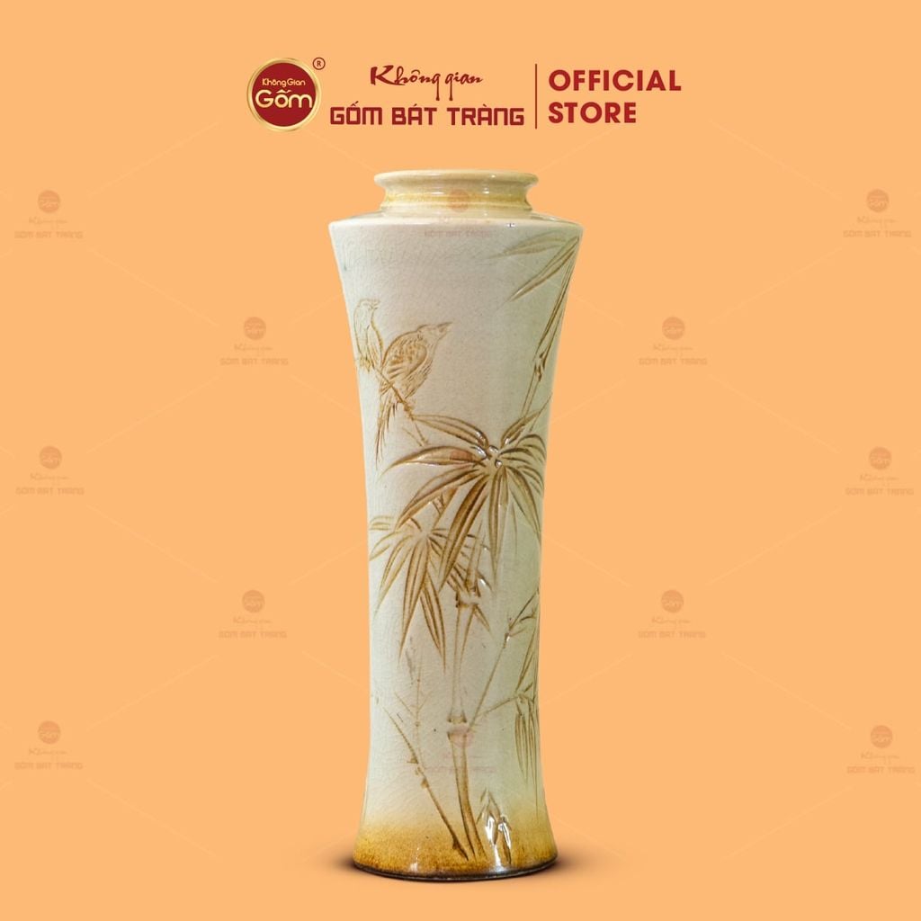 Lọ Hoa Dáng Trúc Cao
