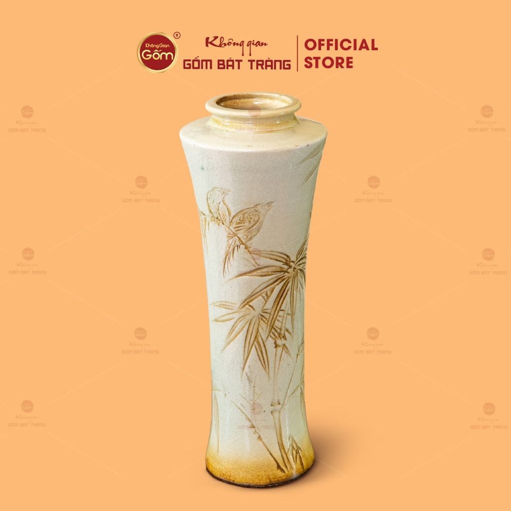 Lọ Hoa Dáng Trúc Cao
