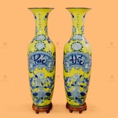 Lộc Bình 1M6 Men Vàng Phúc Đức