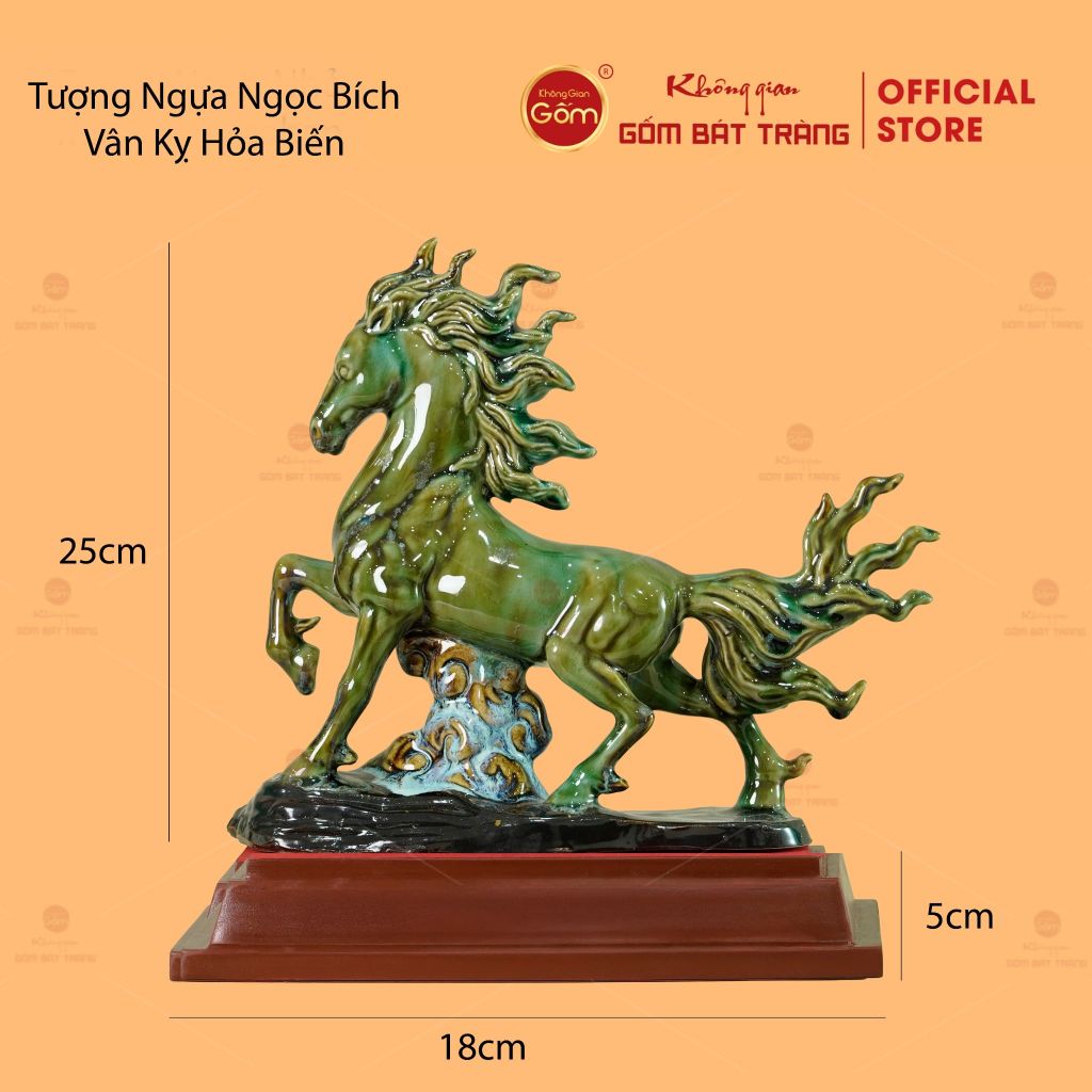 Tượng Ngựa Lam Vân Kỵ Hỏa Biến