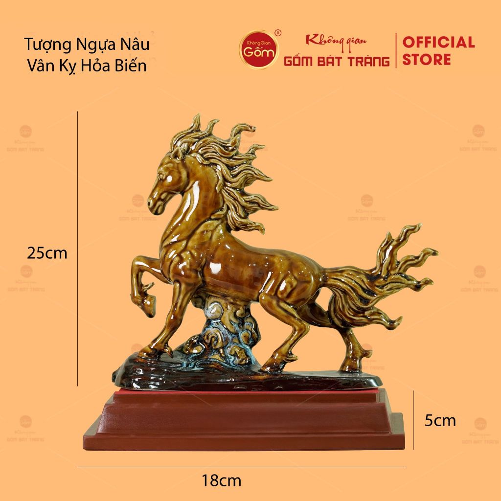 Tượng Ngựa Lam Vân Kỵ Hỏa Biến